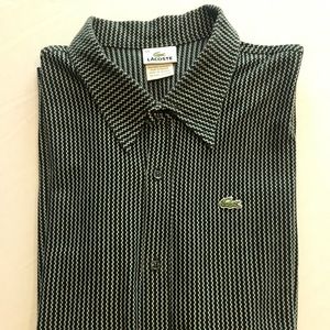 Lacoste Knit Button Down short sleeves men’s shirt
